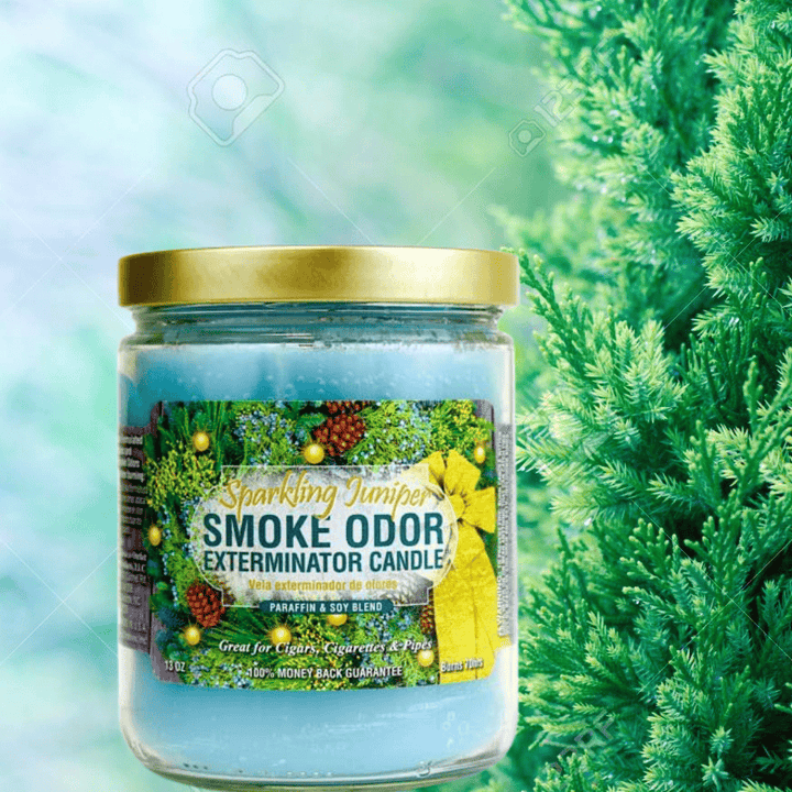 Smoke Odor 13oz Candles Sparkling Juniper Steinbach Vape SuperStore and Bong Shop Manitoba Canada