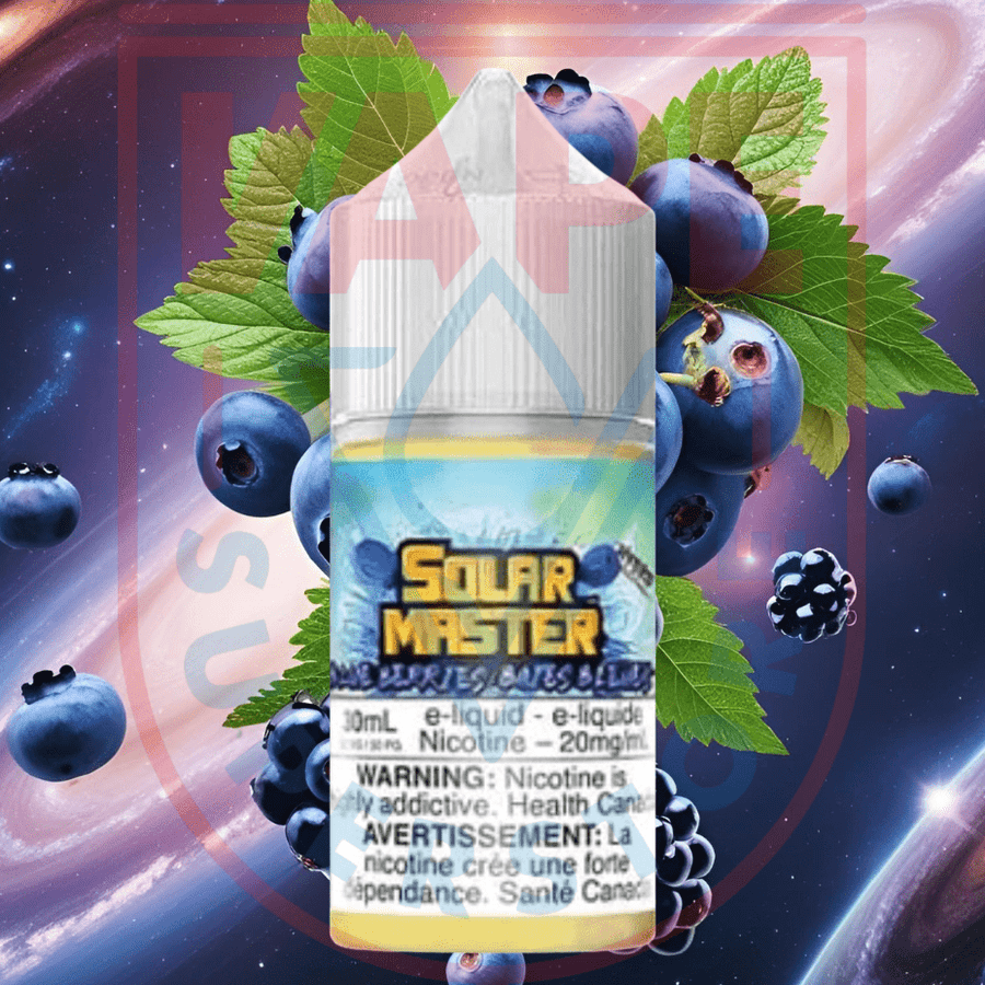 Solar Master Salt Nic 30ml-Blue Berries Steinbach Vape SuperStore and Bong Shop Manitoba Canada