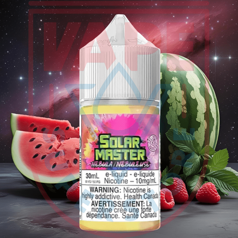 Solar Master Salt Nic 30ml-Nebula Steinbach Vape SuperStore and Bong Shop Manitoba Canada
