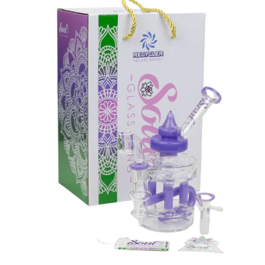 SOUL Glass 2-in-1 Double Deck Recycler-7" Steinbach Vape SuperStore and Bong Shop Manitoba Canada