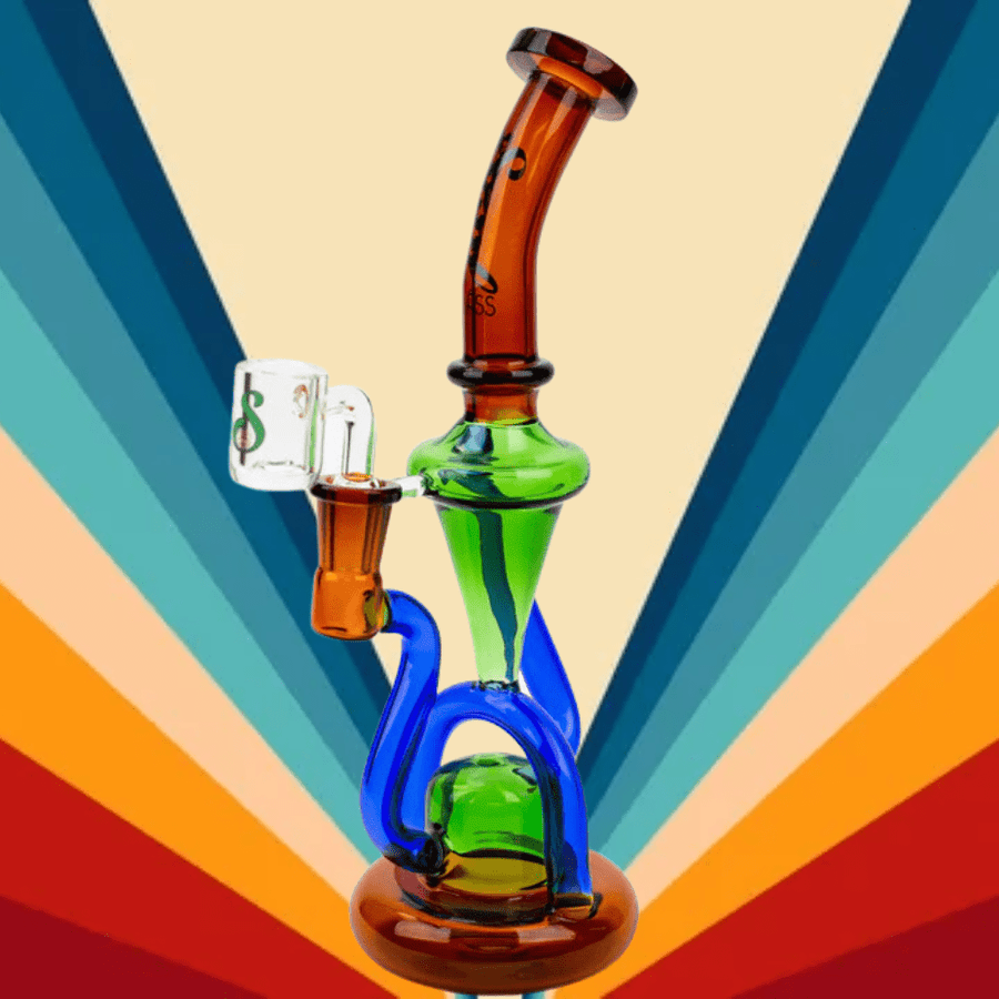 Soul Glass Recycler Tube-10" Steinbach Vape SuperStore and Bong Shop Manitoba Canada