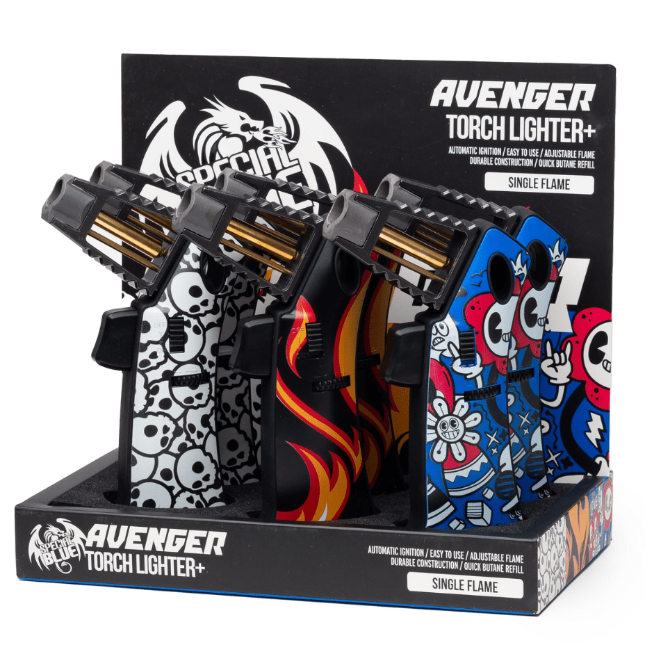 Special Blue Avenger Neo Torch Lighter Steinbach Vape SuperStore and Bong Shop Manitoba Canada