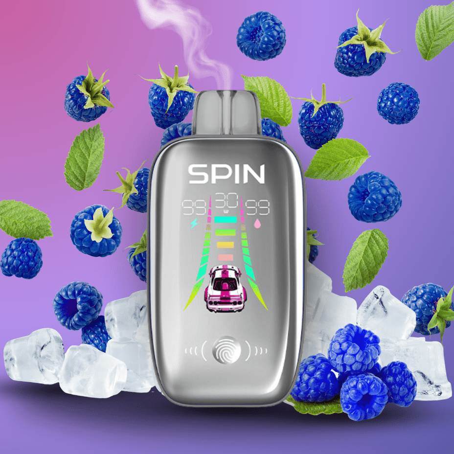 Spin Ultra 40k Disposable Vape - Blue Razz Ice 40000 puffs / 20mg Steinbach Vape SuperStore and Bong Shop Manitoba Canada