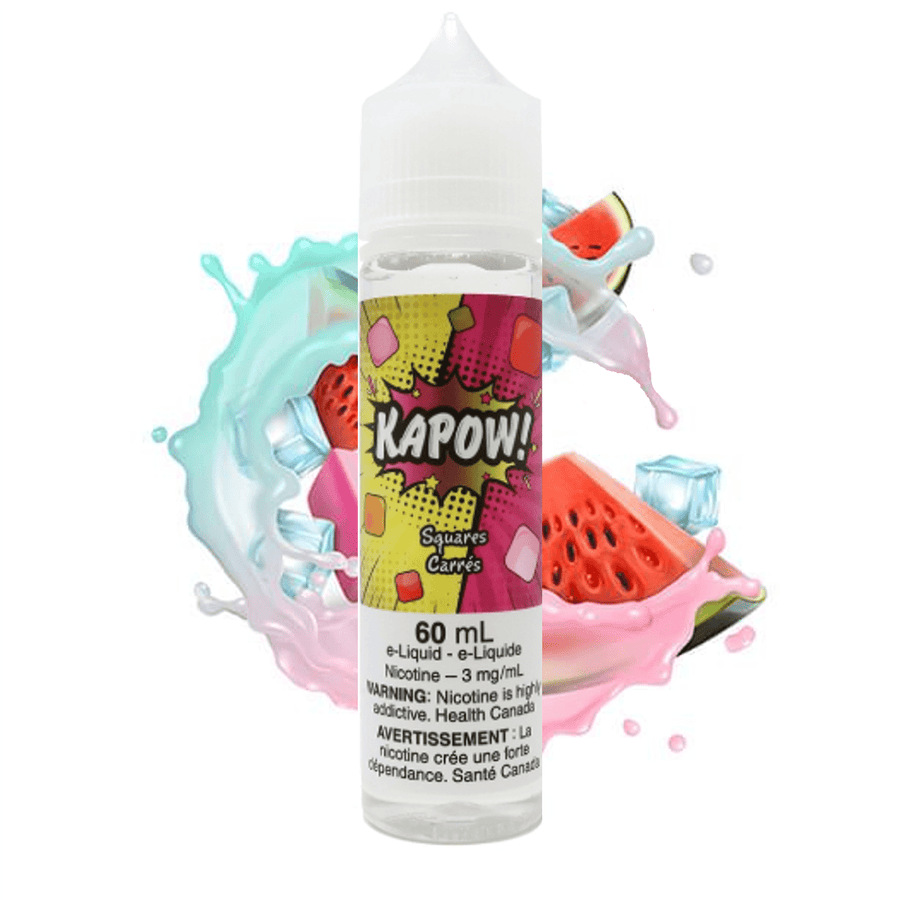 Squares by Kapow E-Liquid 60ml / 3mg Steinbach Vape SuperStore and Bong Shop Manitoba Canada