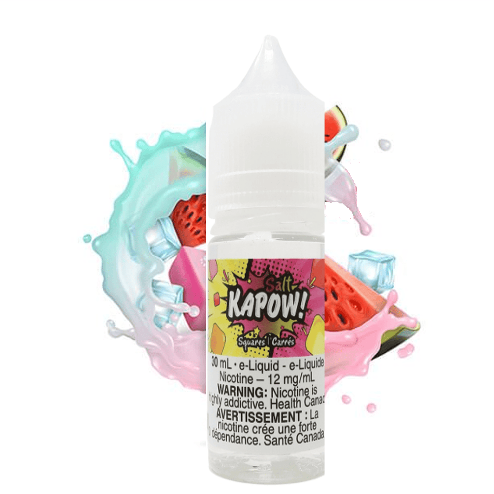 Squares Salt by Kapow E-Liquid 30ml / 12mg Steinbach Vape SuperStore and Bong Shop Manitoba Canada