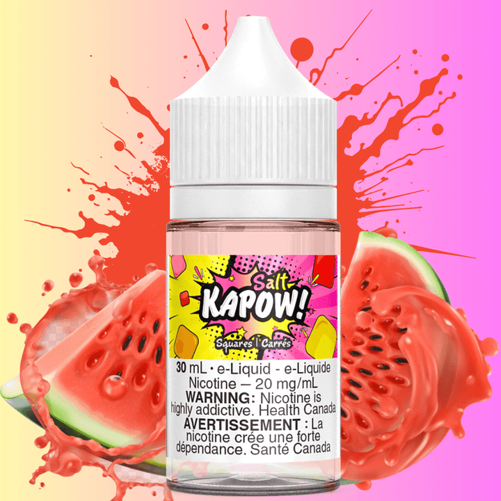 Squares Salt by Kapow E-Liquid Steinbach Vape SuperStore and Bong Shop Manitoba Canada