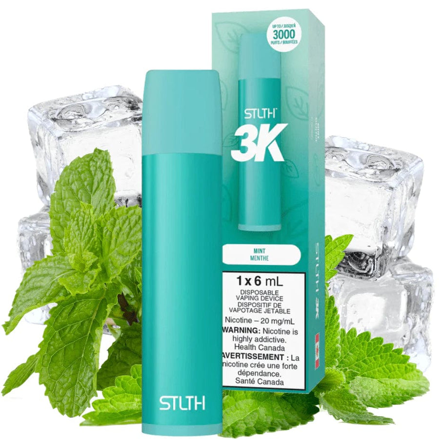 STLTH 3K Disposable Vape Mint Ice Steinbach Vape SuperStore and Bong Shop Manitoba Canada