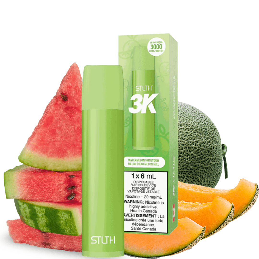 STLTH 3K Disposable Vape Watermelon Honeydew 3000 / 20mg Steinbach Vape SuperStore and Bong Shop Manitoba Canada
