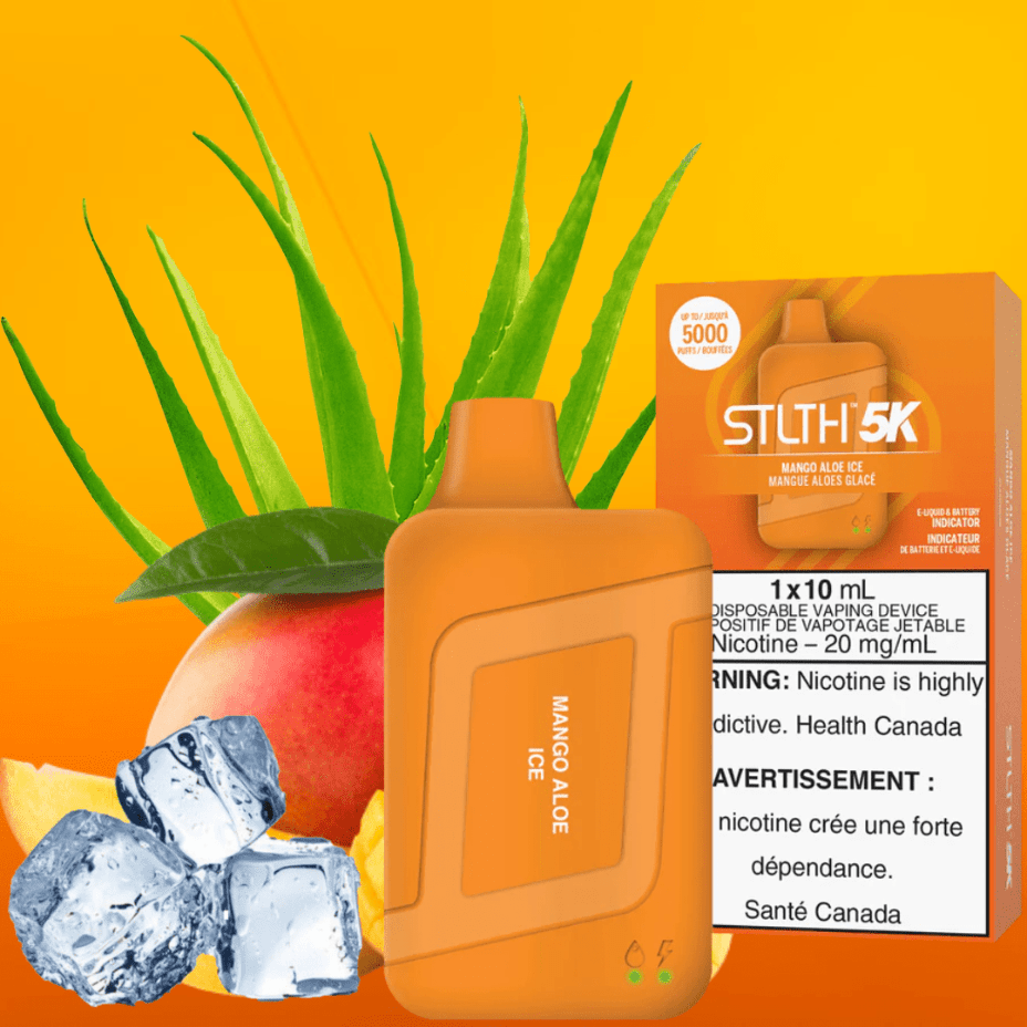 STLTH 5K Disposable Vape-Mango Aloe Ice 5000 / 20mg/mL Steinbach Vape SuperStore and Bong Shop Manitoba Canada