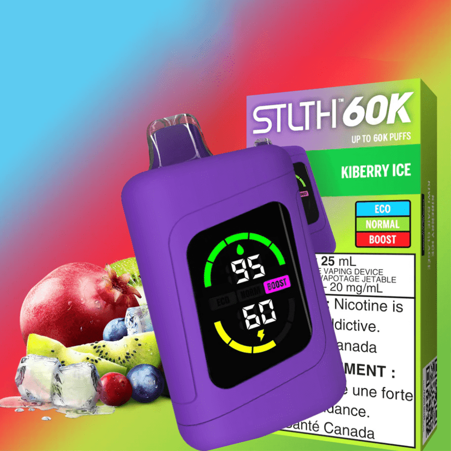 STLTH 60k Disposable Vape-Kiberry Ice Steinbach Vape SuperStore and Bong Shop Manitoba Canada