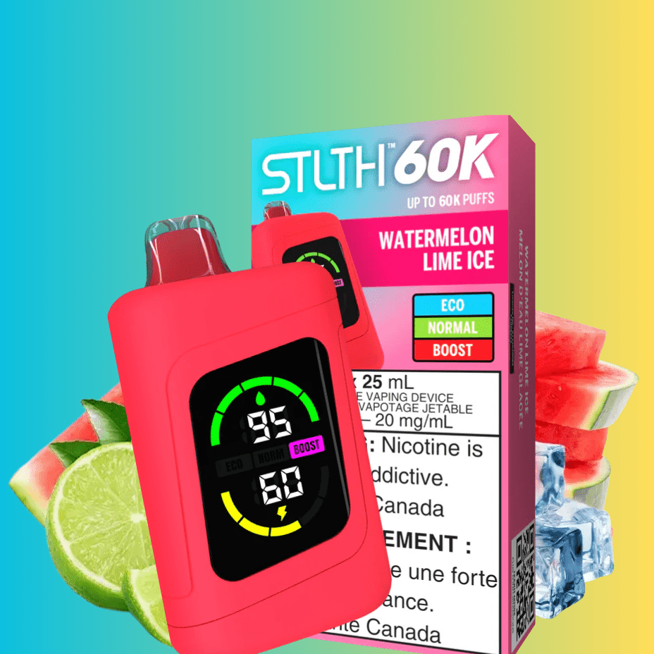 STLTH 60k Disposable Vape-Watermelon Lime Ice Steinbach Vape SuperStore and Bong Shop Manitoba Canada