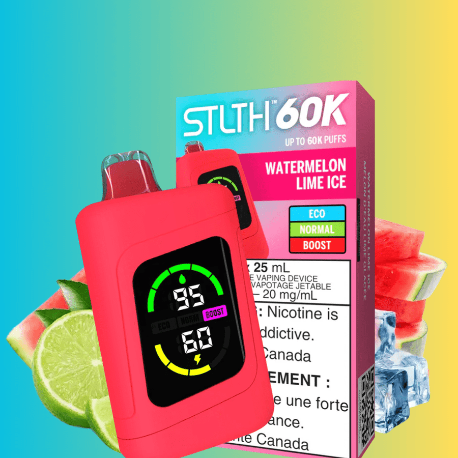 STLTH 60k Disposable Vape-Watermelon Lime Ice Steinbach Vape SuperStore and Bong Shop Manitoba Canada