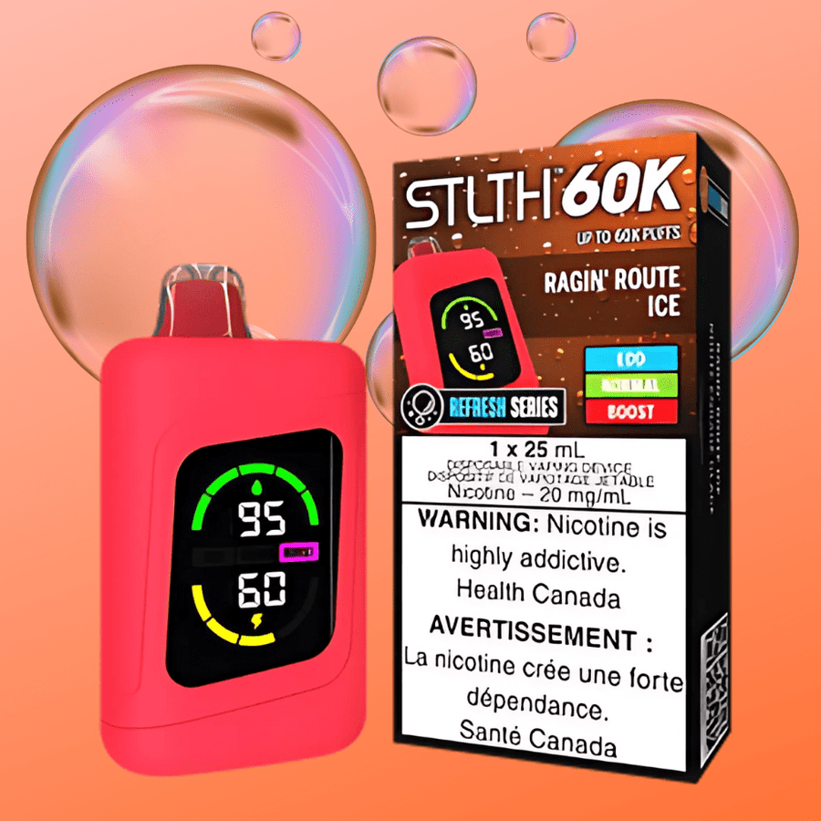 Stlth 60k Refresh Series Disposable Vape -  Ragin Root Ice Steinbach Vape SuperStore and Bong Shop Manitoba Canada