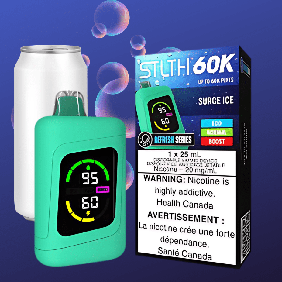 Stlth 60k Refresh Series Disposable Vape - Surge Ice Steinbach Vape SuperStore and Bong Shop Manitoba Canada