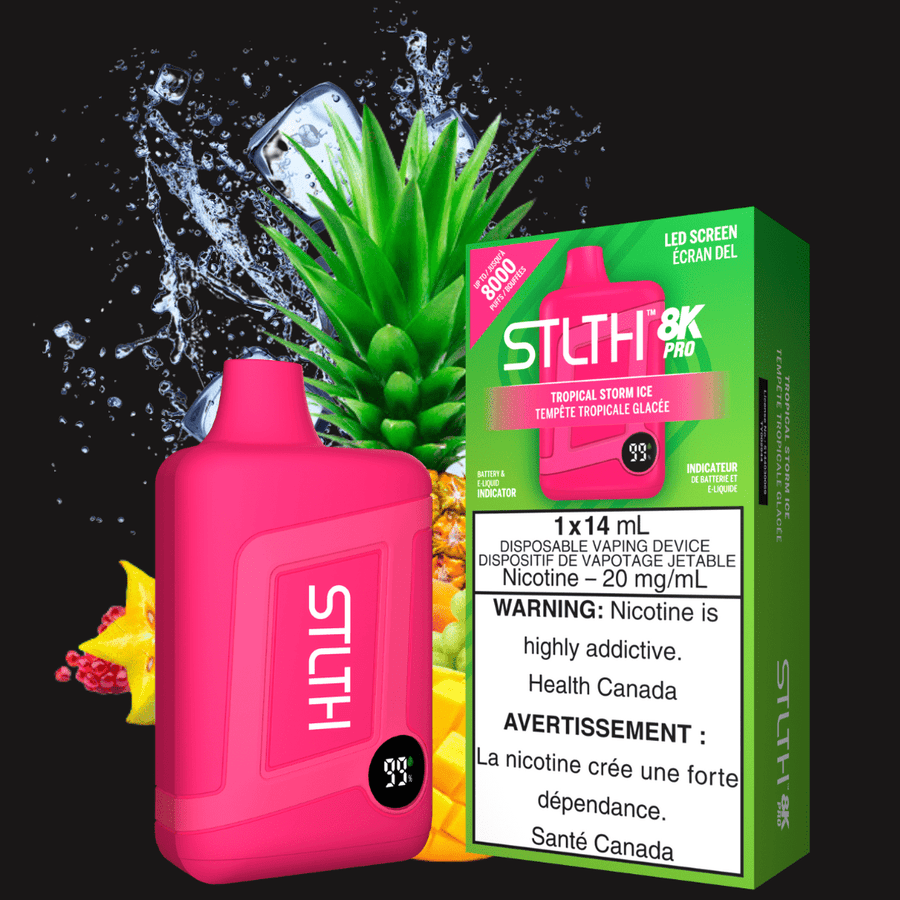 STLTH 8K PRO Disposable Vape-Tropical Storm Steinbach Vape SuperStore and Bong Shop Manitoba Canada