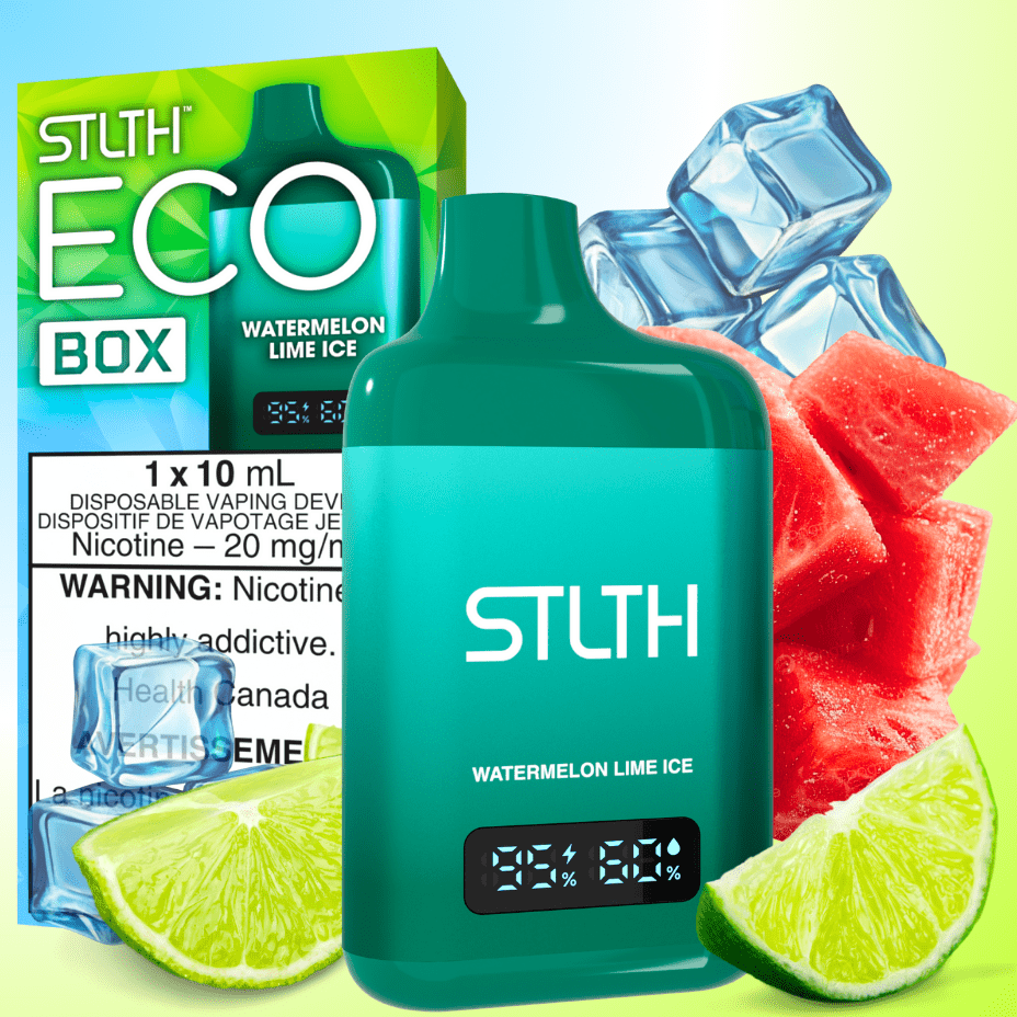 STLTH Eco Box Disposable Vape - Watermelon Lime Ice 10ml / 20mg Steinbach Vape SuperStore and Bong Shop Manitoba Canada