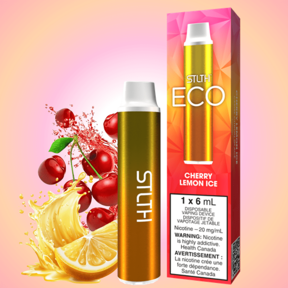STLTH Eco Disposable Vape - Cherry Lemon Ice 20mg Steinbach Vape SuperStore and Bong Shop Manitoba Canada