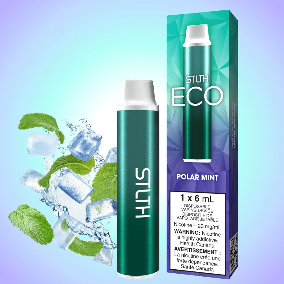 STLTH Eco Disposable Vape - Polar Mint 20mg Steinbach Vape SuperStore and Bong Shop Manitoba Canada