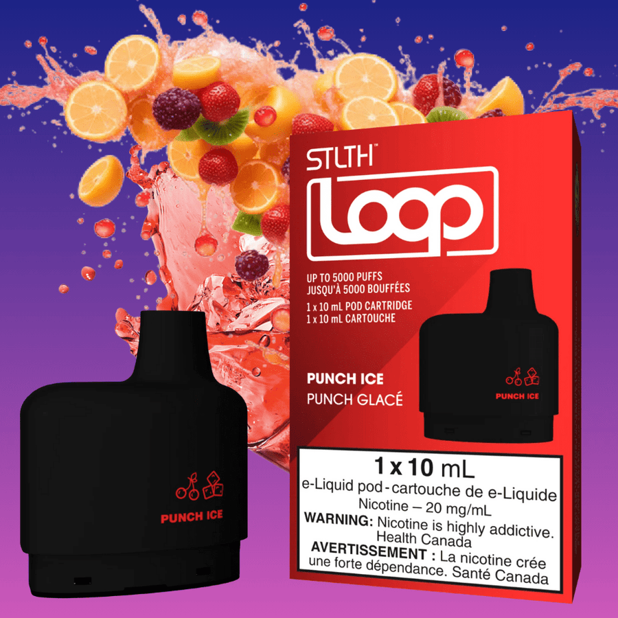 STLTH Loop Pods-Punch Ice 20mg / 5000Puffs Steinbach Vape SuperStore and Bong Shop Manitoba Canada