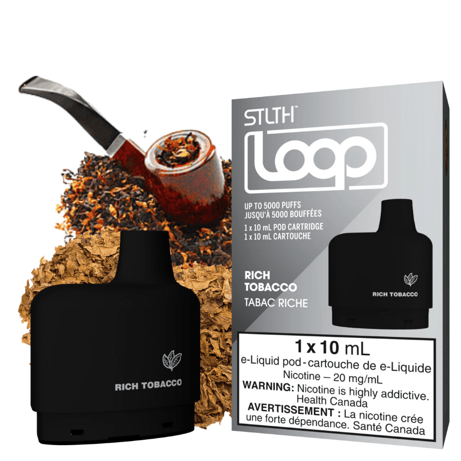 STLTH Loop Pods-Rich Tobacco 20mg / 5000Puffs Steinbach Vape SuperStore and Bong Shop Manitoba Canada