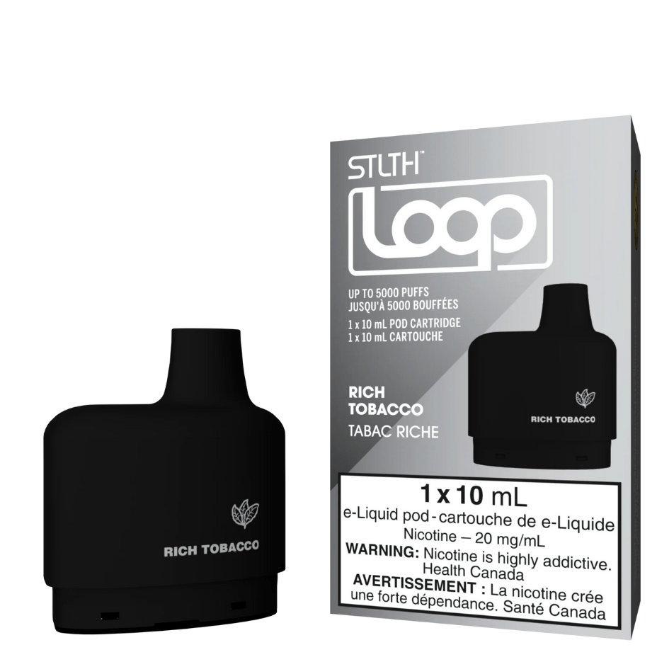 Stlth Loop STLTH Loop Pods-Rich Tobacco 20mg / 5000Puffs STLTH Loop Pods-Rich Tobacco-Steinbach Vape SuperStore Manitoba, CA