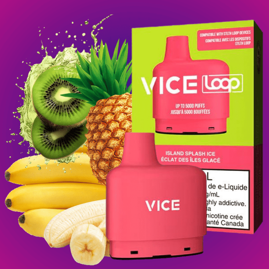 STLTH Loop Vice Pods-Island Splash Ice 20mg / 5000Puffs Steinbach Vape SuperStore and Bong Shop Manitoba Canada