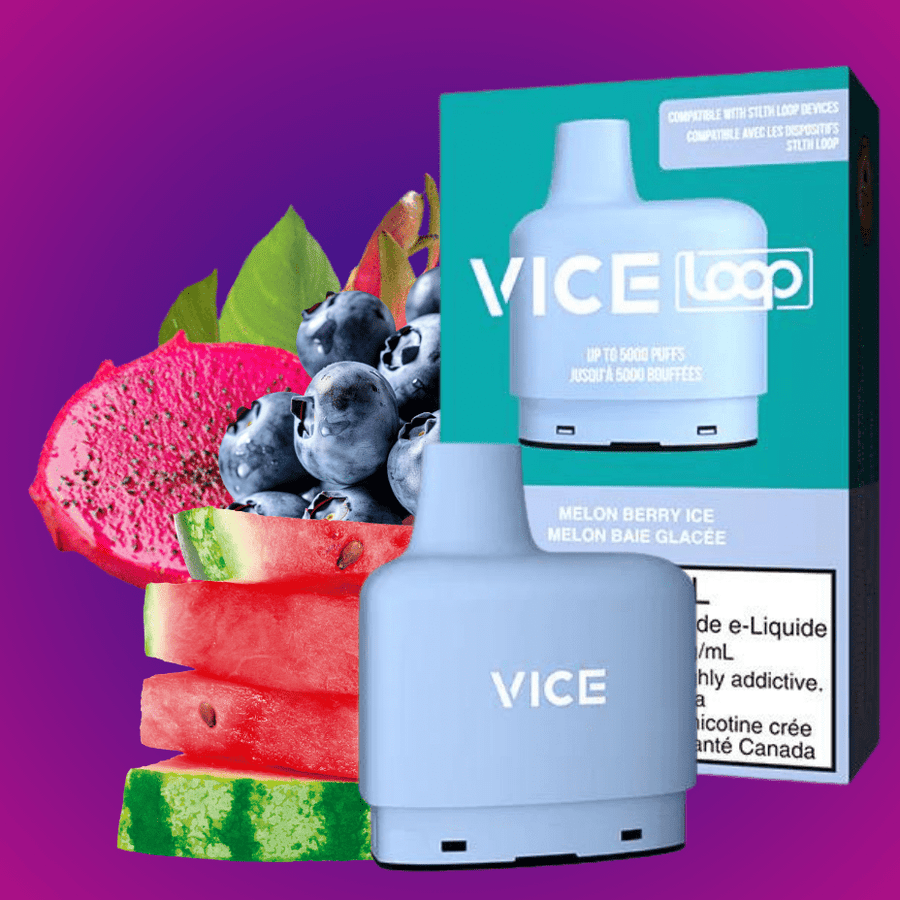 STLTH Loop Vice Pods-Melon Berry Ice 20mg / 5000Puffs Steinbach Vape SuperStore and Bong Shop Manitoba Canada