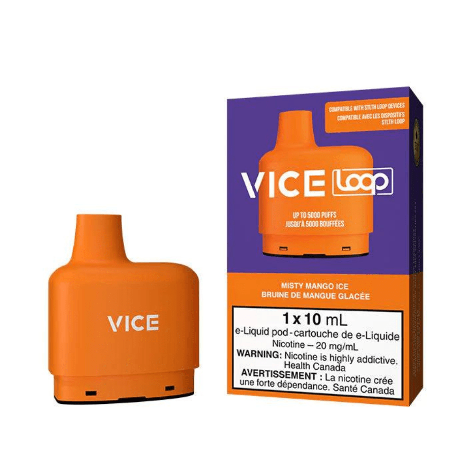 STLTH Loop Vice Pods-Misty Mango Ice 20mg / 5000Puffs Steinbach Vape SuperStore and Bong Shop Manitoba Canada