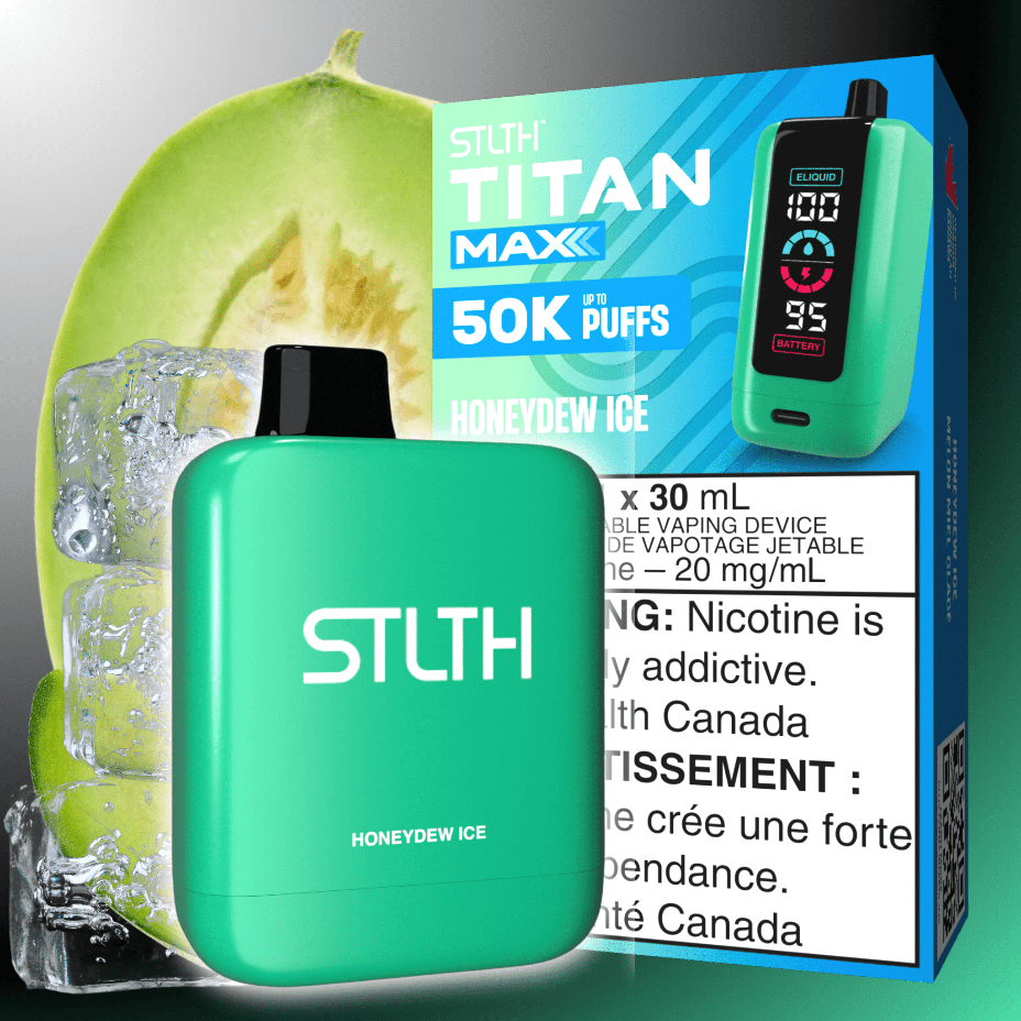 STLTH Titan Max 50k Disposable Vape-Honeydew Ice 50000 Puffs Steinbach Vape SuperStore and Bong Shop Manitoba Canada