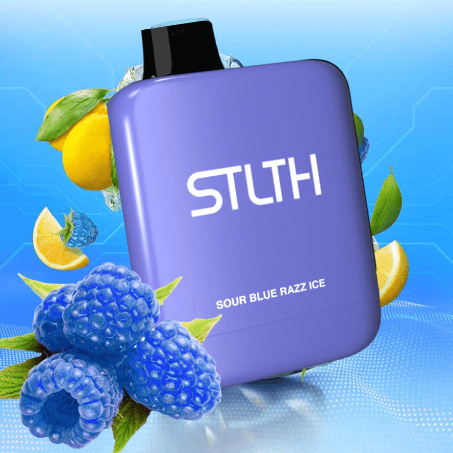 STLTH Titan Max 50K Disposable Vape - Sour Blue Razz Ice in Manitoba Steinbach Vape SuperStore & Bong Shop STLTH Titan Max 50K Disposable Vape - Sour Blue Razz Ice in Manitoba Steinbach Vape SuperStore & Bong Shop