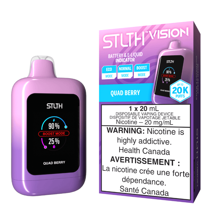 STLTH Vision 20K Disposable Vape - Quad Berry Ice 20000 Puffs Steinbach Vape SuperStore and Bong Shop Manitoba Canada