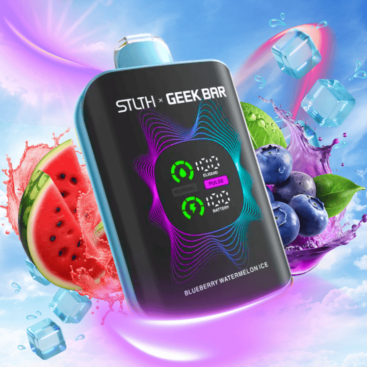 STLTH x Geek Bar 80K Disposable Vape - Blueberry Watermelon Ice 20mg/mL / 80K Steinbach Vape SuperStore and Bong Shop Manitoba Canada