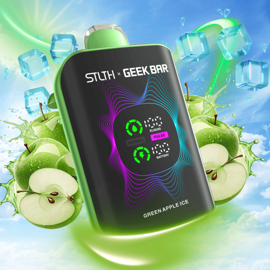 STLTH x Geek Bar 80K Disposable Vape - Green Apple Ice 20mg/mL / 80K Steinbach Vape SuperStore and Bong Shop Manitoba Canada