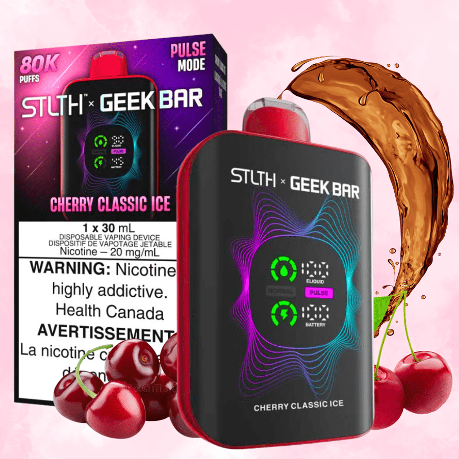 STLTH x Geek Bar 80K Disposable Vape - Wild Watermelon Ice Steinbach Vape SuperStore and Bong Shop Manitoba Canada