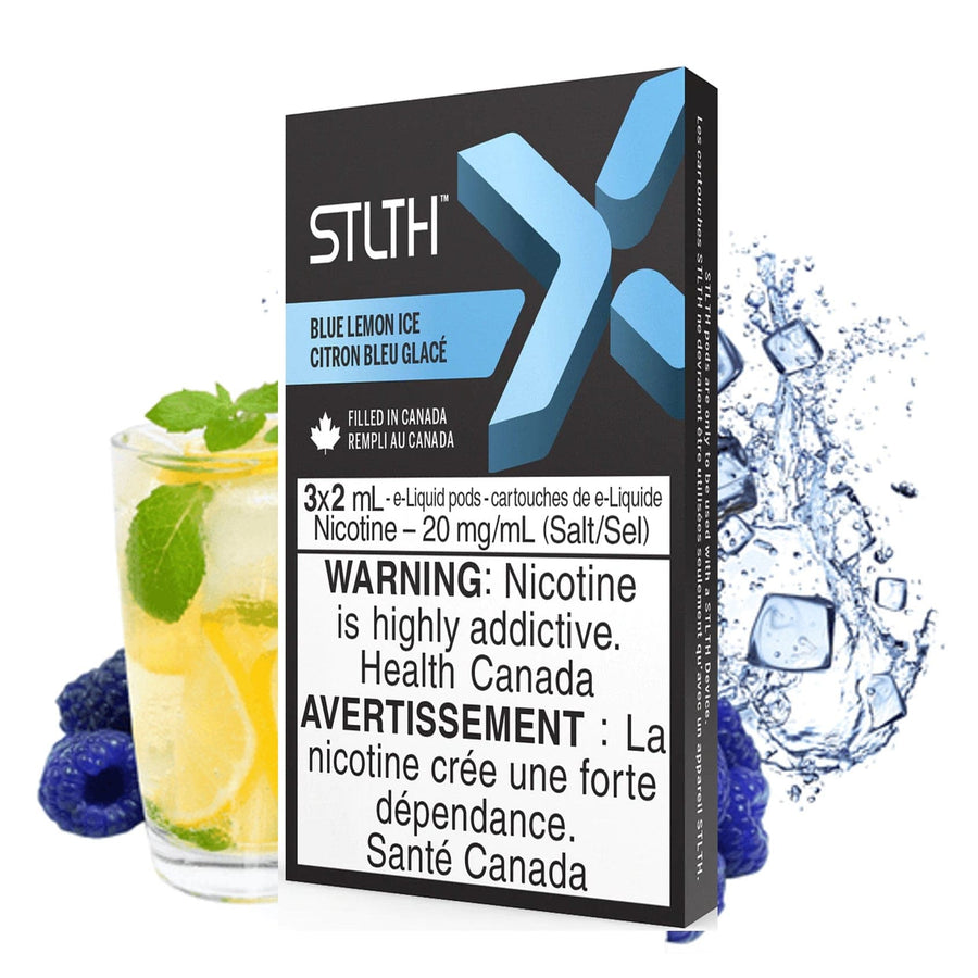 STLTH X Pods-Blue Lemon 3/PKG / 20mg Steinbach Vape SuperStore and Bong Shop Manitoba Canada