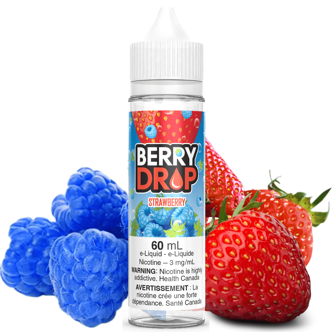 Strawberry by Berry Drop E-Liquid 60ml / 3mg Steinbach Vape SuperStore and Bong Shop Manitoba Canada