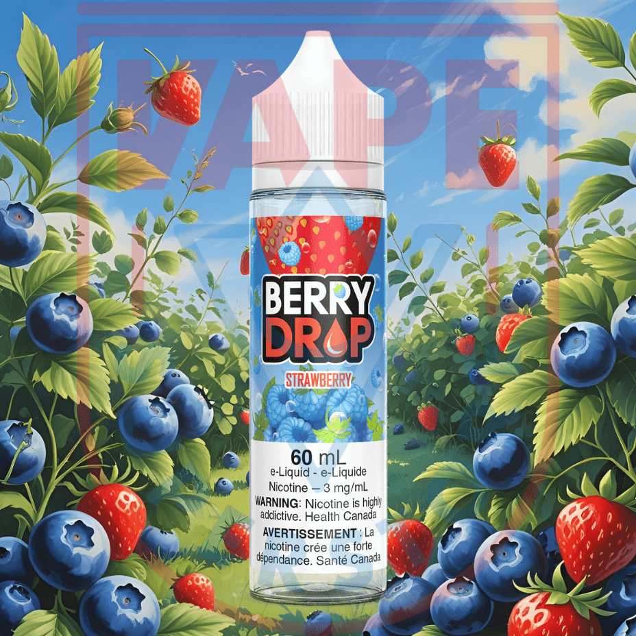 Strawberry by Berry Drop E-Liquid Steinbach Vape SuperStore and Bong Shop Manitoba Canada