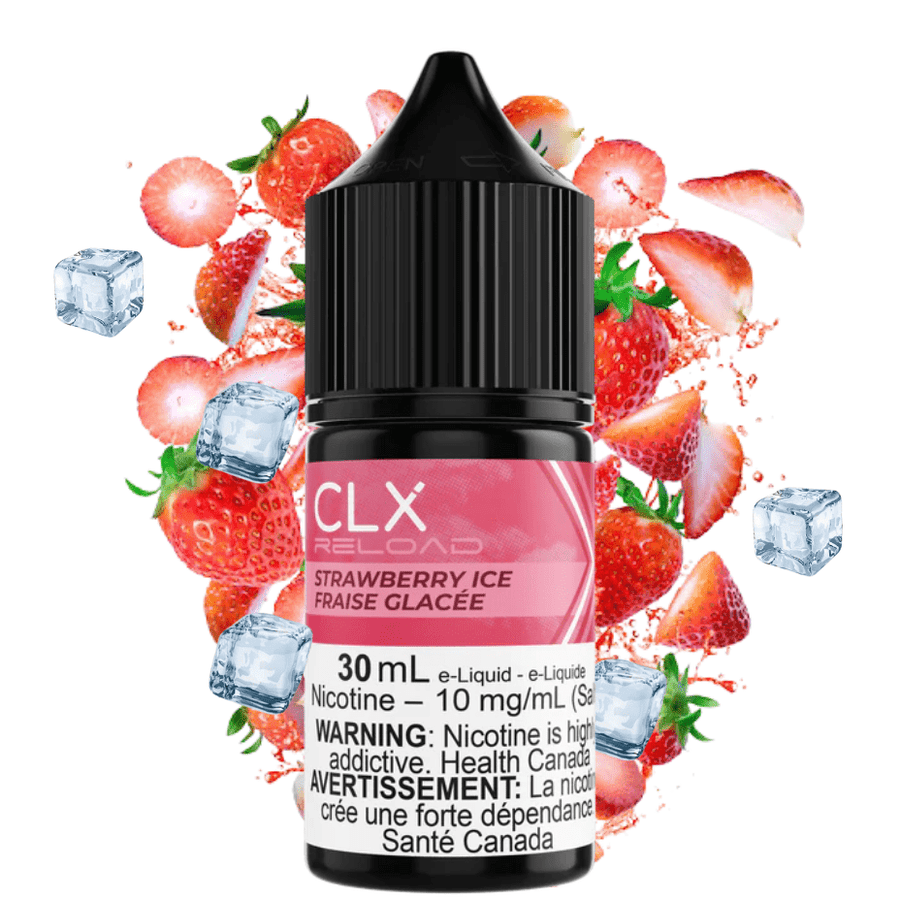 Strawberry Ice Salt by CLX Reload E-Liquid 30ml / 10mg Steinbach Vape SuperStore and Bong Shop Manitoba Canada