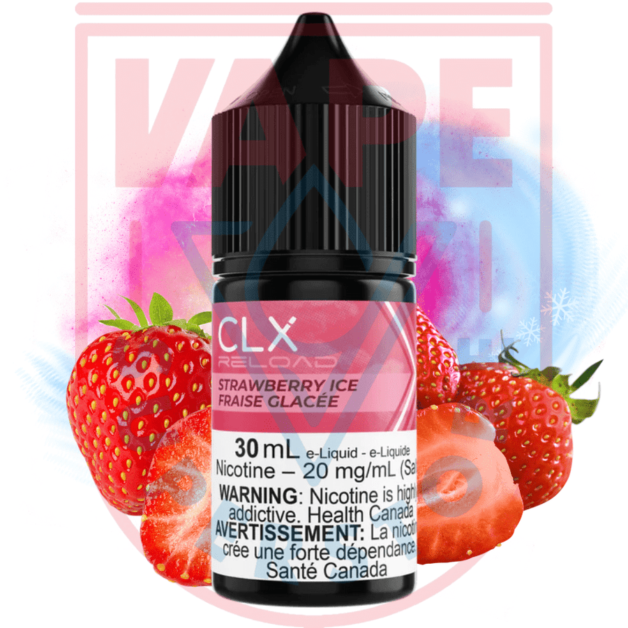 Strawberry Ice Salt by CLX Reload E-Liquid Steinbach Vape SuperStore and Bong Shop Manitoba Canada