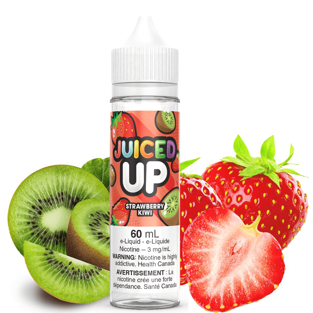 Strawberry Kiwi By Juiced Up E-Liquid 3mg Steinbach Vape SuperStore and Bong Shop Manitoba Canada