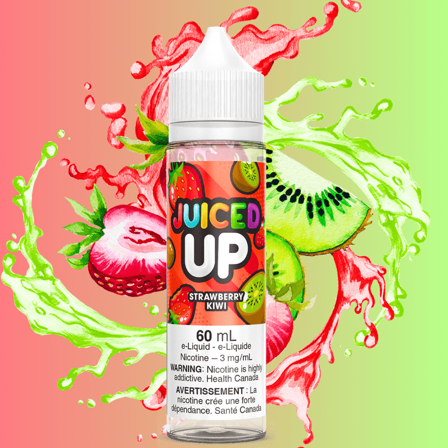 Strawberry Kiwi By Juiced Up E-Liquid Steinbach Vape SuperStore and Bong Shop Manitoba Canada