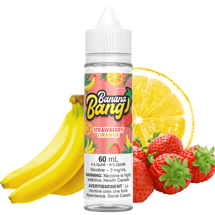 Strawberry Orange by Banana Bang E-Liquid 3mg Steinbach Vape SuperStore and Bong Shop Manitoba Canada