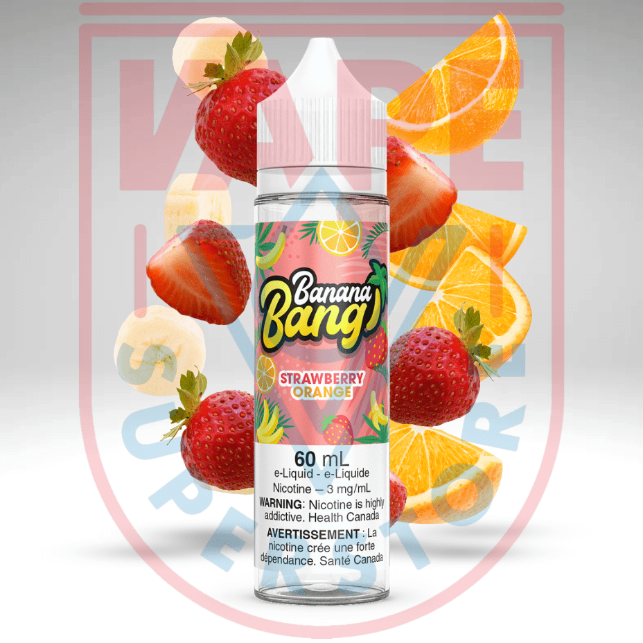 Strawberry Orange by Banana Bang E-Liquid Steinbach Vape SuperStore and Bong Shop Manitoba Canada