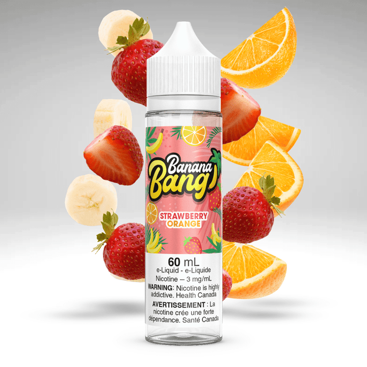 Strawberry Orange by Banana Bang E-Liquid Steinbach Vape SuperStore and Bong Shop Manitoba Canada