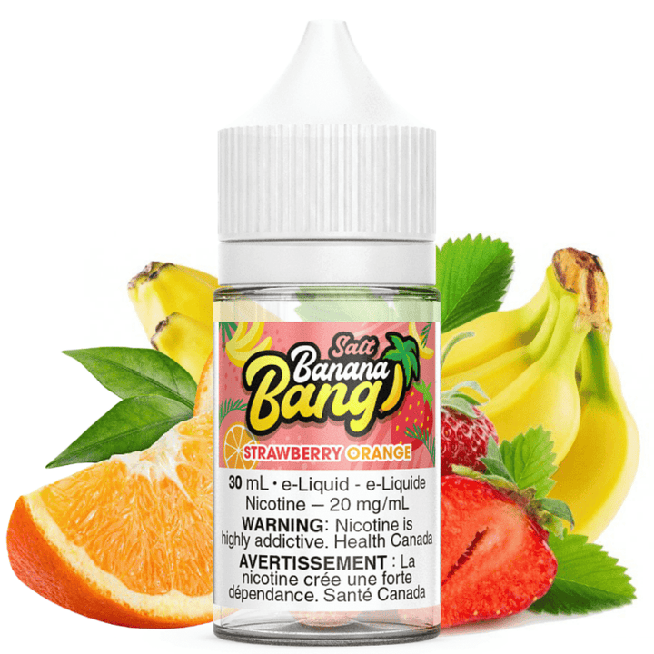 Strawberry Orange Salt by Banana Bang Salts 30mL / 12mg Steinbach Vape SuperStore and Bong Shop Manitoba Canada