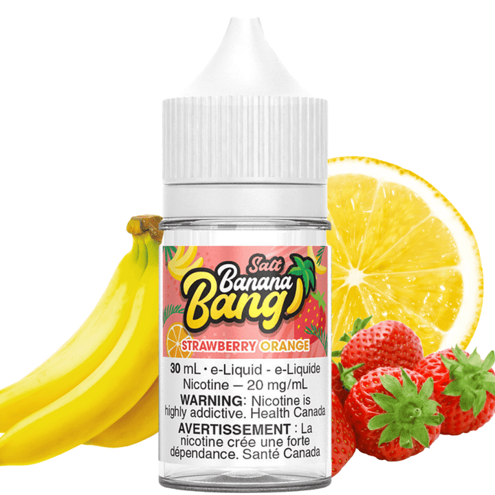 Strawberry Orange Salt by Banana Bang Salts 30mL / 20mg Steinbach Vape SuperStore and Bong Shop Manitoba Canada