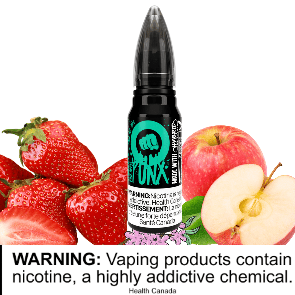 Strawberry & Pink Apple Hybrid Salts By Riot Punx E-Liquid Steinbach Vape SuperStore and Bong Shop Manitoba Canada