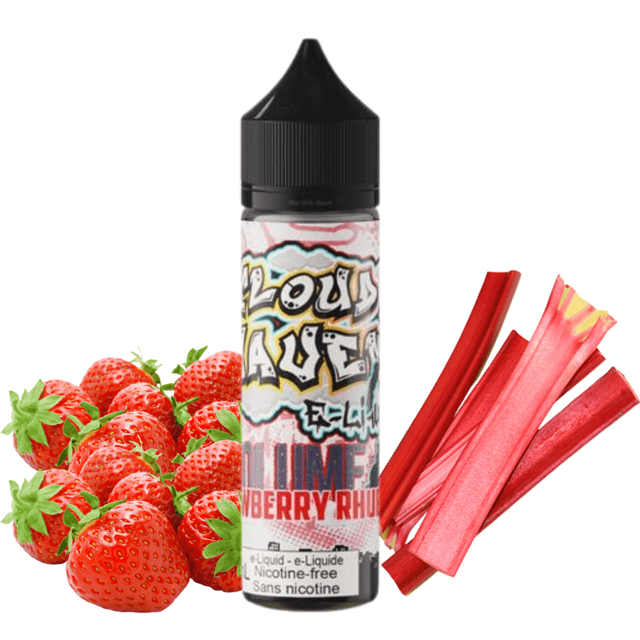 Strawberry Rhubarb by Cloud Haven E-Liquid 60ml / 3mg Steinbach Vape SuperStore and Bong Shop Manitoba Canada