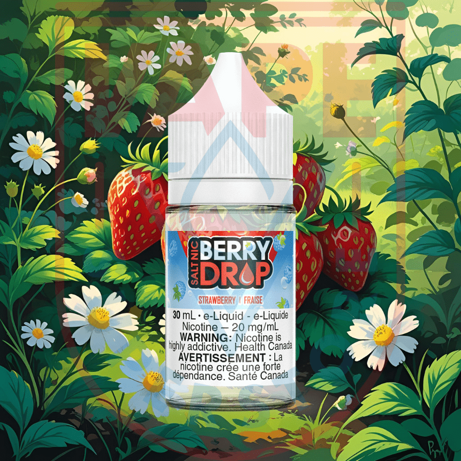 Strawberry Salt by Berry Drop E-Liquid Steinbach Vape SuperStore and Bong Shop Manitoba Canada