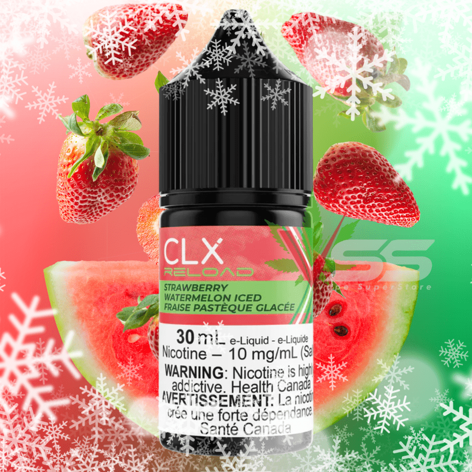 Strawberry Watermelon Iced By CLX Reload E-Liquid Steinbach Vape SuperStore and Bong Shop Manitoba Canada